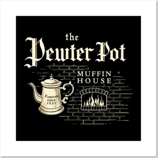 Pewter Pot Muffin House Posters and Art